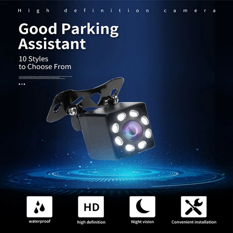 Factory wholesale price Car Security Camera 4LED/8LED/12LED Car Camera System Universal HD Car Camera 70mai