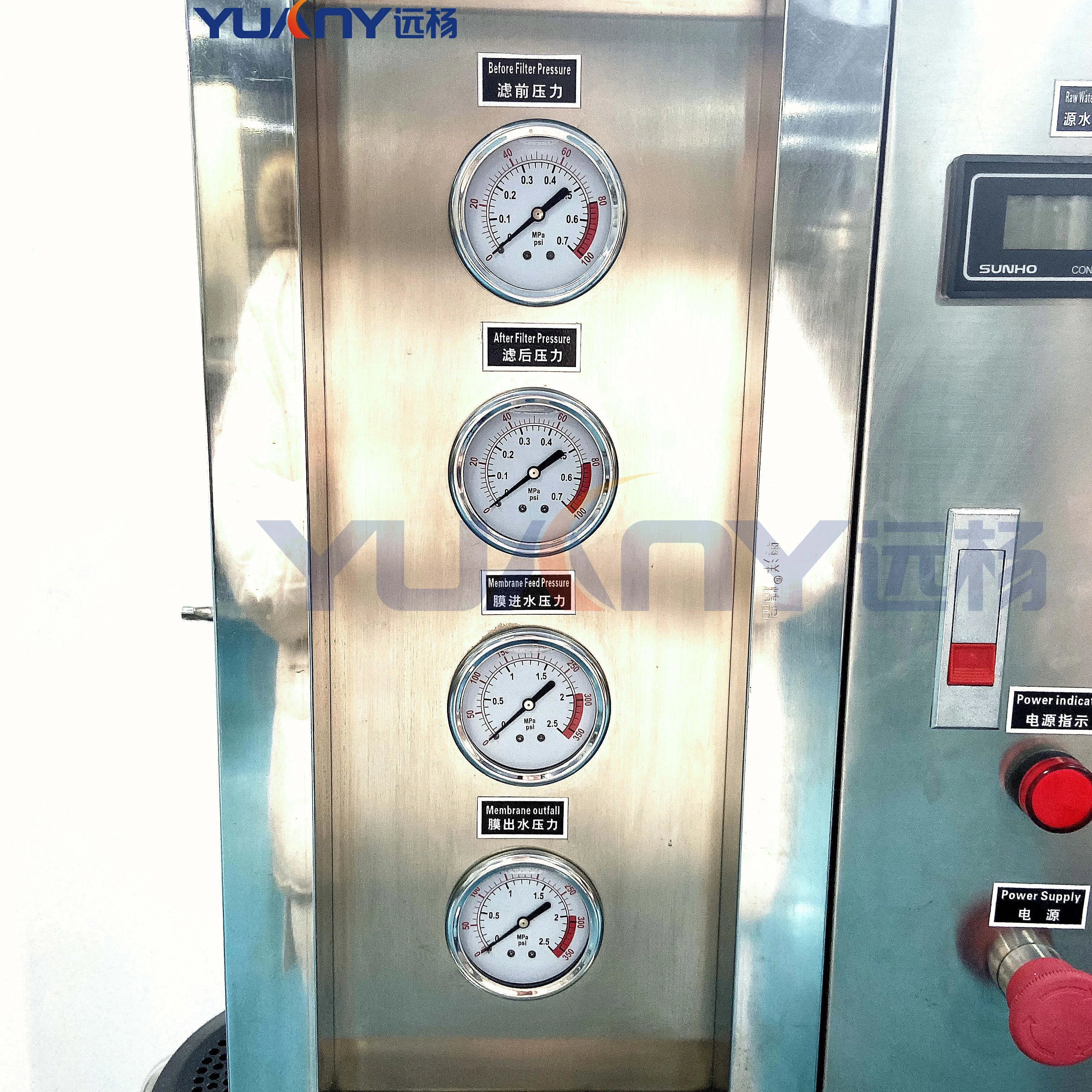 Фармацевтическая очищенная вода Deionized RO EDI Очистительная установка промышленная портативная система обработки воды с обратным осмосом