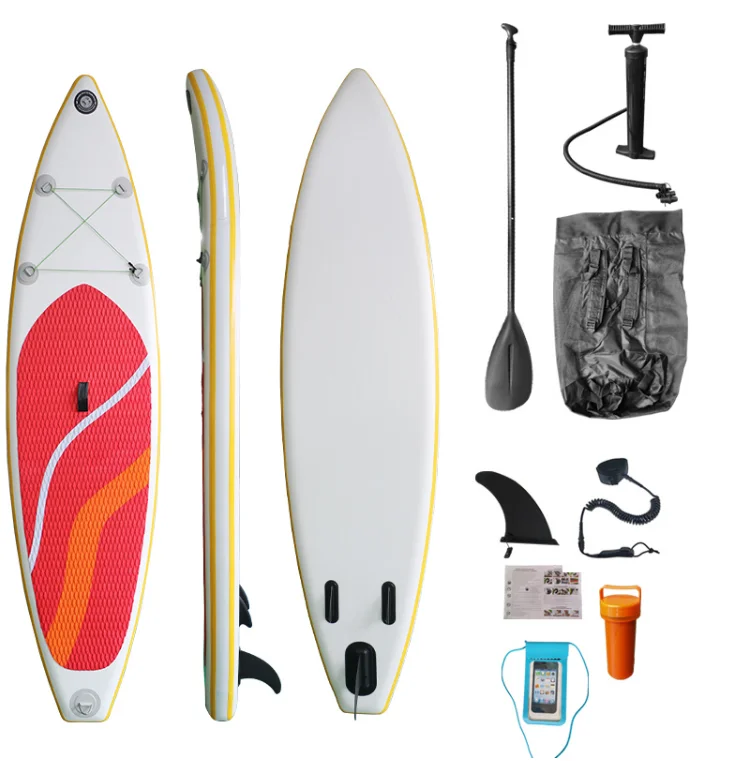 
Custom standing - up inflatable child anti - skid water SUP paddle board surf board 