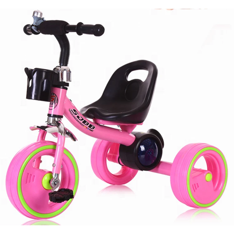 Новая мода детского трехколесного велосипеда Сталь детский трехколесный велосипед с музыкой/пластмассовый трехколёсный для малышей От 1 до 6 лет/Дешевое детское белье рисунком «мини велосипеды