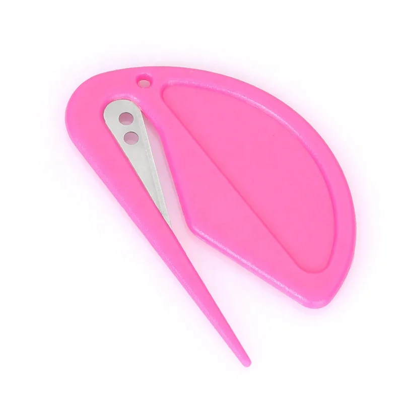 Plastic Pocket Mini Letter Opener Express Box Envelope Opener Paper Cutter Rope Cutter Rubber Band Wire Blade Knife