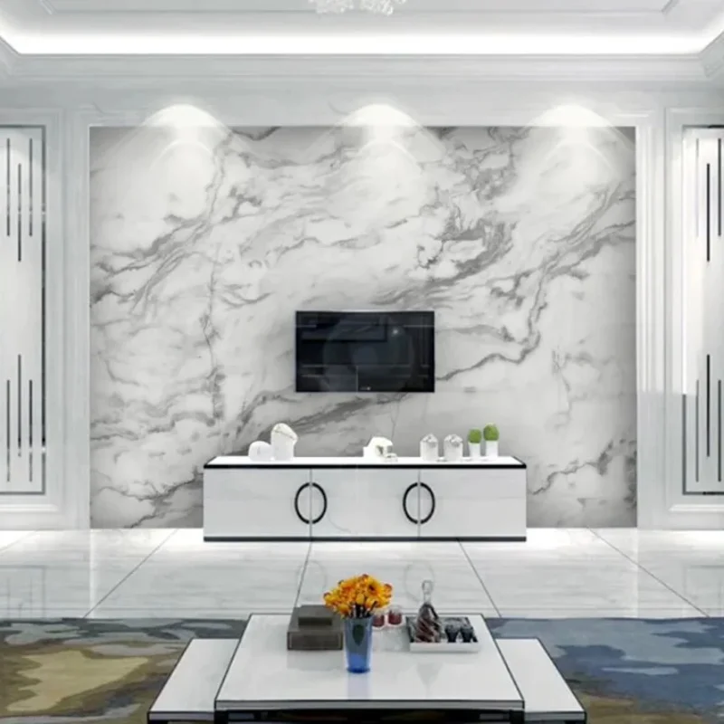 Competitive Price Various Textures Background Wall Decor Marble Sheet/ Panel Bamboo Charcoal  Board For Interior Decoration