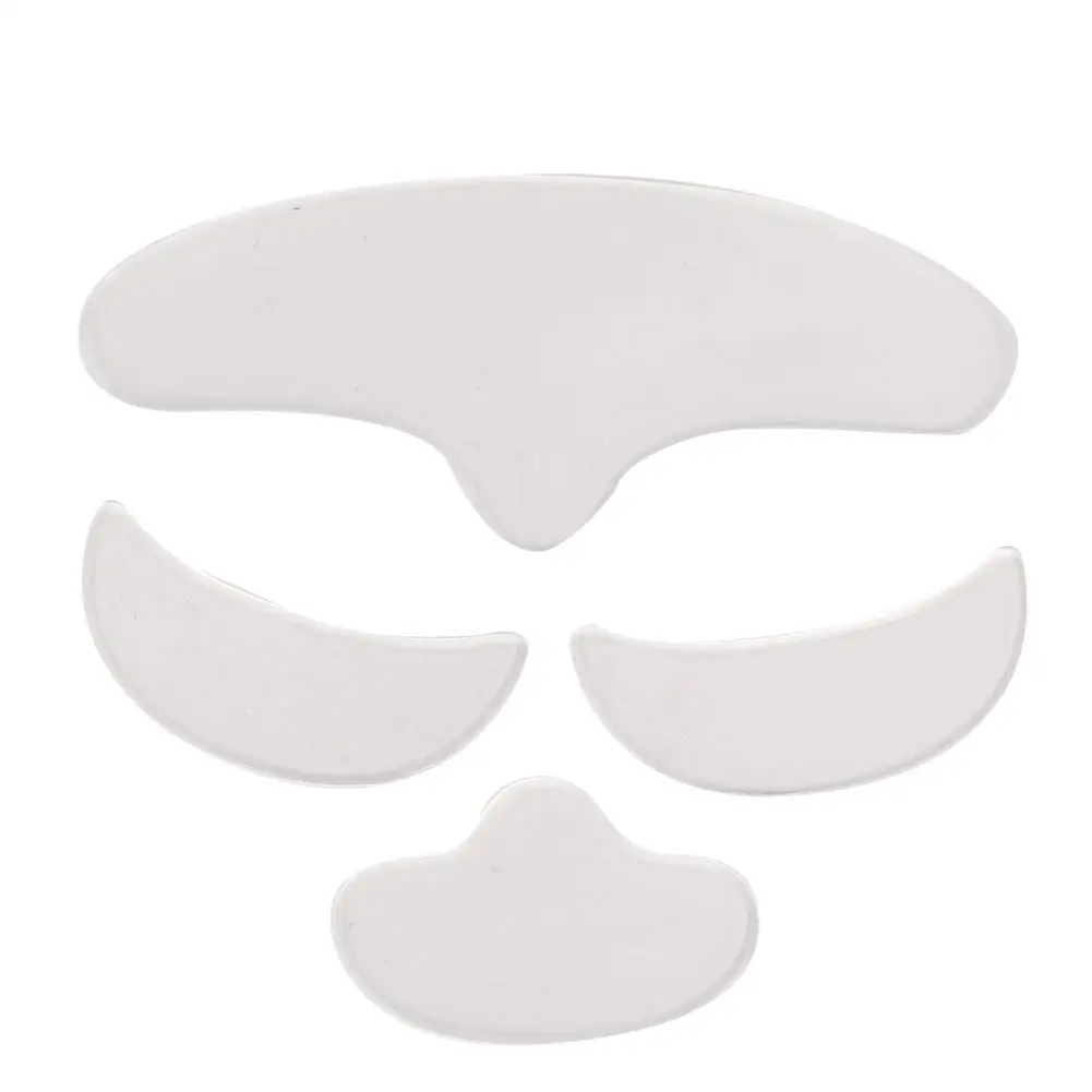 4Pcs Anti Wrinkle Skin Lifting Reusable Forehead Eye Face Chin Reducing  Around Mouth and Upper Lip Wrinkles Silicone Patch Pad