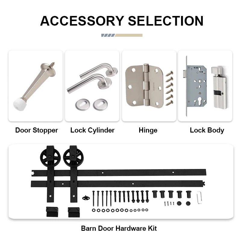Impressive 5 Panel Transitional Door Solid Wood Composite Shaker Design For Luxury House