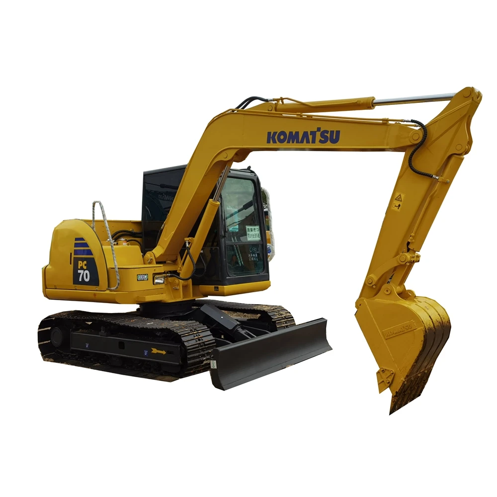 Экскаватор б/у komatsu PC70-8 PC60 высокого качества Подержанный 7 тонн оригинальный японский экскаватор для продажи в Китае