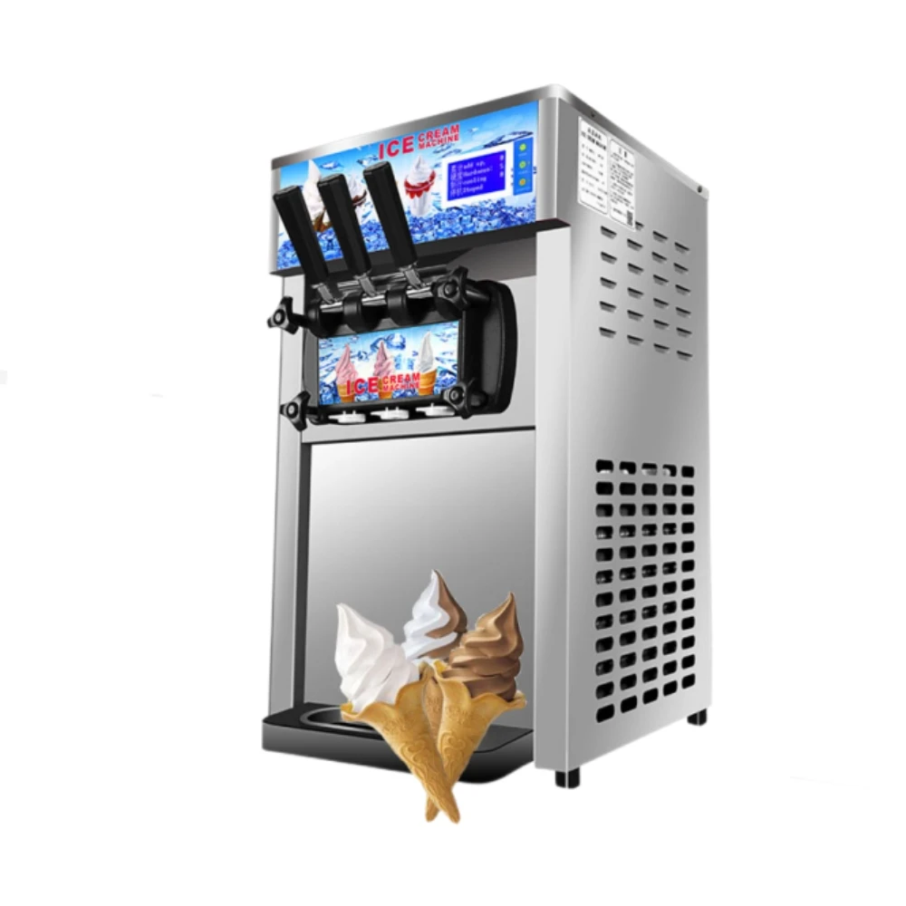 CHEAP PRICE table top small soft ice cream making machine