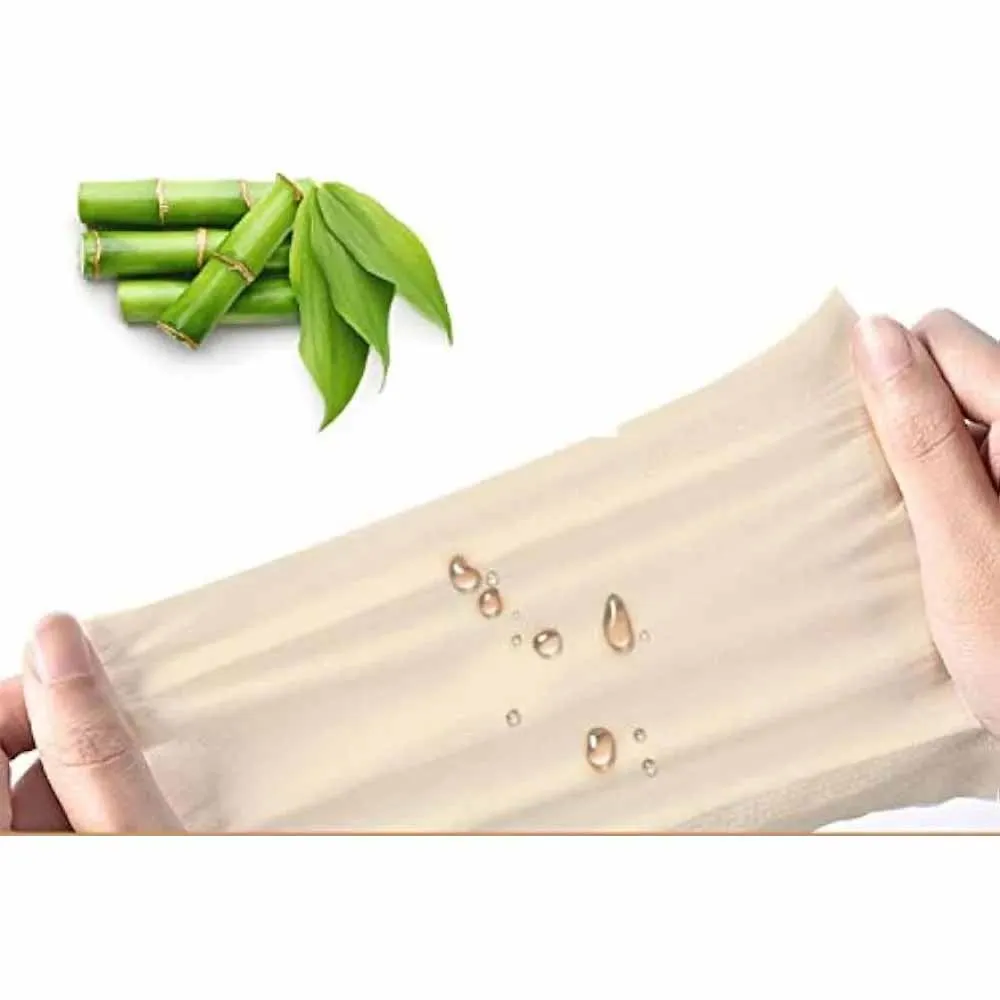 Bathroom White Toilet Tissue Roll Bamboo Toilet Paper
