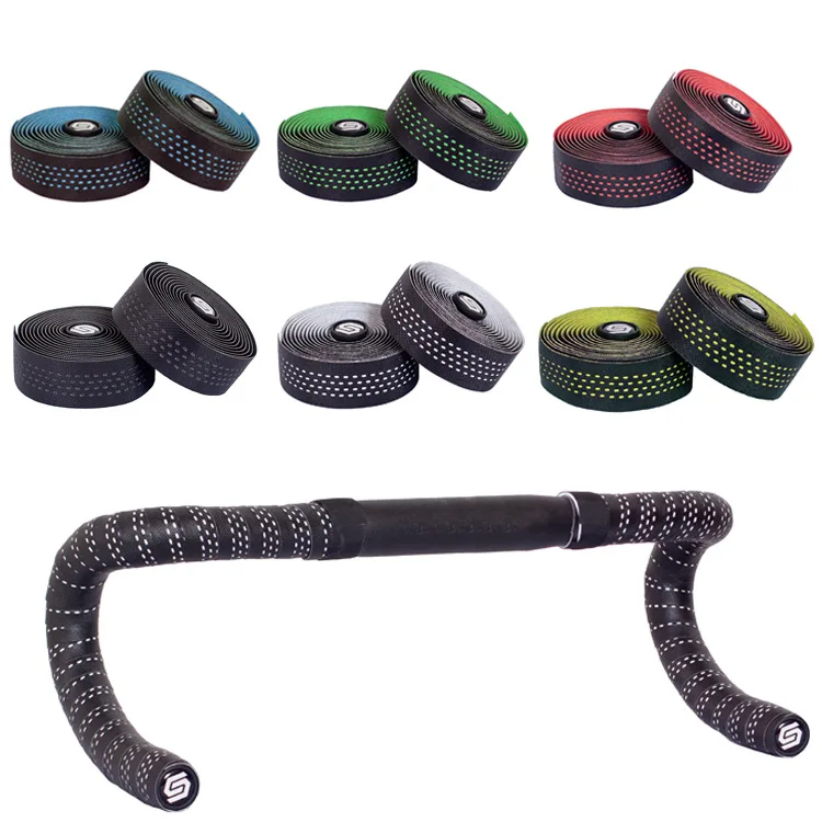 Highway Road Bike EVA Handlebar Grip Tapes Non Slip Bicycles Shockproof Handle Wraps for Cycling