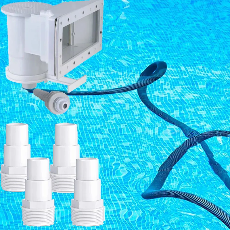 1.25/ 1.5 Inch Combo Hose Adapter Pool Filter Pump Hose Adapter Replacement for Above-Ground Intex Pool Pump, Filter, Skimmer