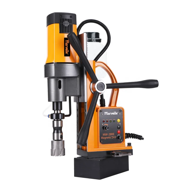 Marveille MW-28RE magnetic drilling drill magnet base 220V/240V/110V portable 28-60MM 1700W high-power drilling machine