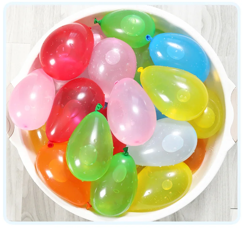 outdoor party kids adult game 111pcs quick fill reusable latex water balloon