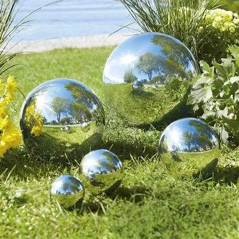 50-2000mm Floating Pond Balls 304 Stainless Steel Gazing Ball Mirror Polished Hollow Ball Reflective Garden Sphere