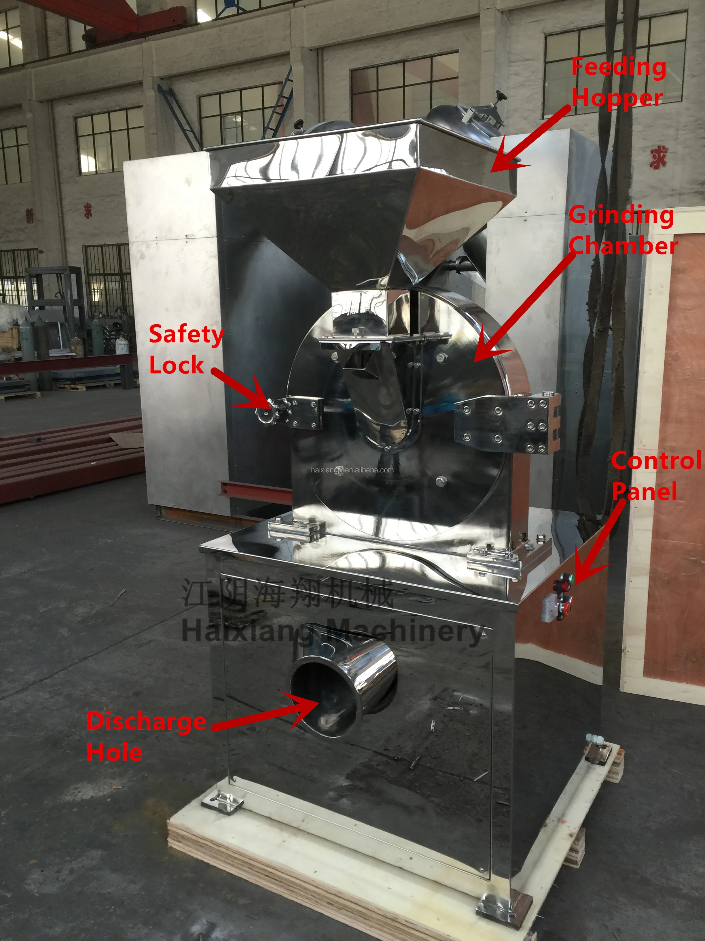  0.3mm chinese herbal grinder Lingling Machinery Milling Equipment Pulverizer Dry Powder Crushing