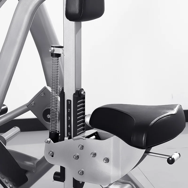 Commercial Seated Row Machine with Weight Stack for Gym and Studio Use