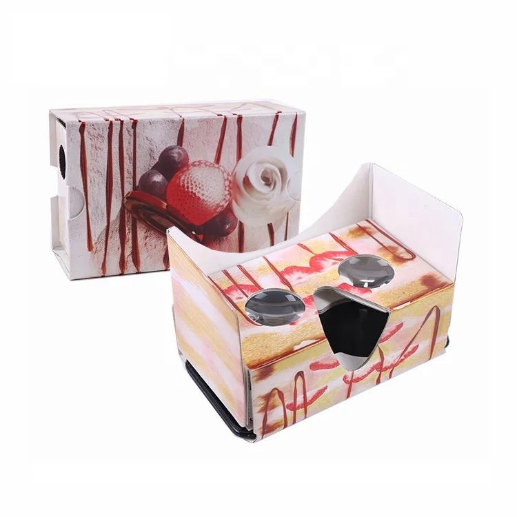 Professional supplier Paper 3D VR Virtual Reality Glasses Cardboard V2 VR Glasses