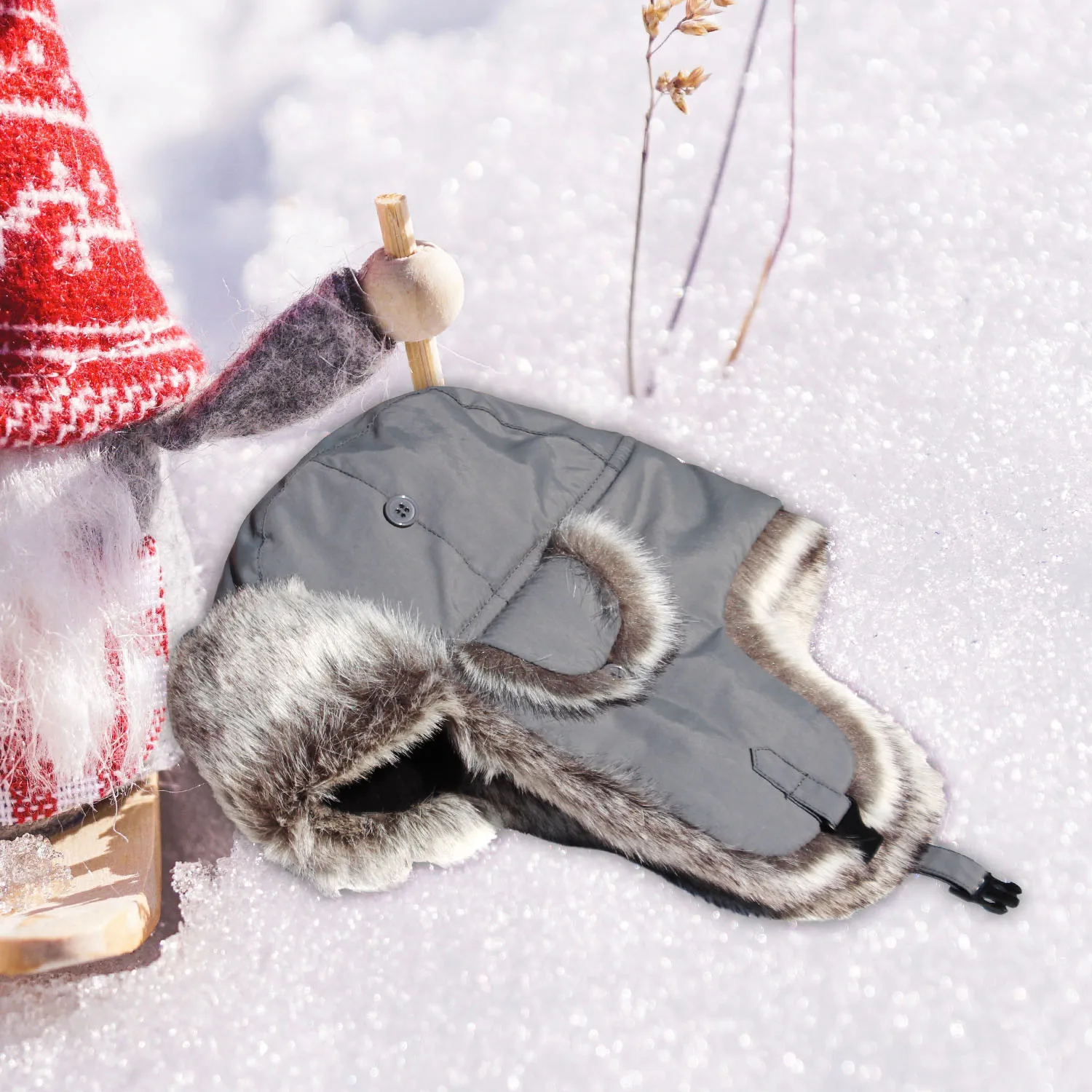 Оптовая продажа, индивидуальная шапка унисекс из натурального кроличьего меха, шапка авиатора BLKRED