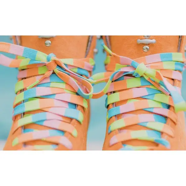 Factory Custom Flat Shoelaces Blank Shoe Laces For Skating Shoes