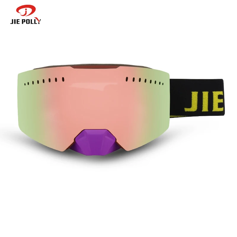 Polarized Custom Logo Ski Goggles Magnetic Lens Snow Snowboard Cycling Goggles Outdoor UV400 Sports Skiing Sunglasses For Men