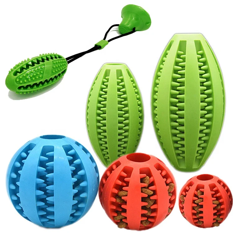 Sohpety Korean Dog Chewing Spiky Tpr Rubber Tug Puppy Treat Toy Suction Cup Pull Feeding For Pet Dog Ball Chew Toys