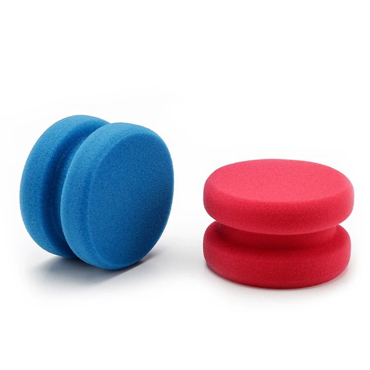 Custom sponge for car Sponge Handle, wheel wax sponge applicator