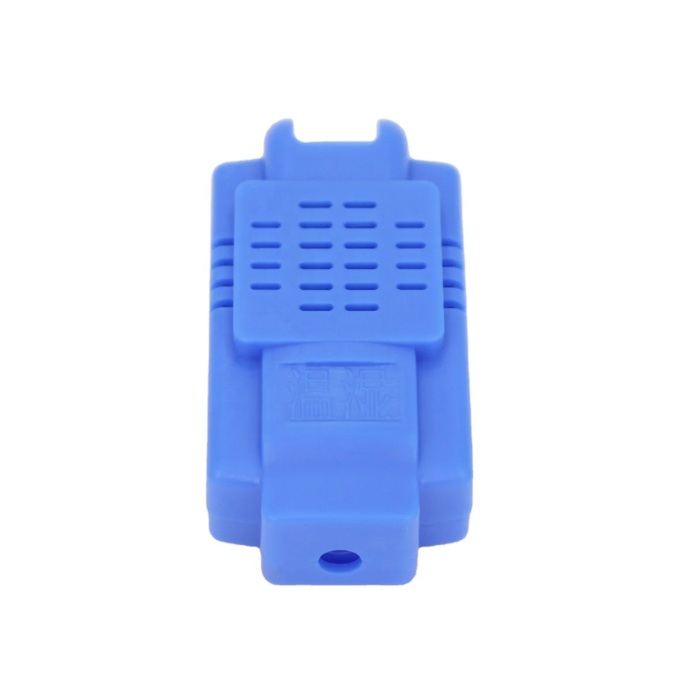 Electronic Plastic Smoke Sensor Temperature Sensor Shell Custom Humidity Temperature Sensor Housing ABS Blue Plastic Parts