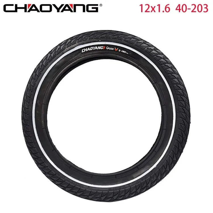 CHAOYANG Bicycle Tires 12x1.6 40-203 Children Balance Push bike 120 TPI Folding Tire Kids Cycling Parts