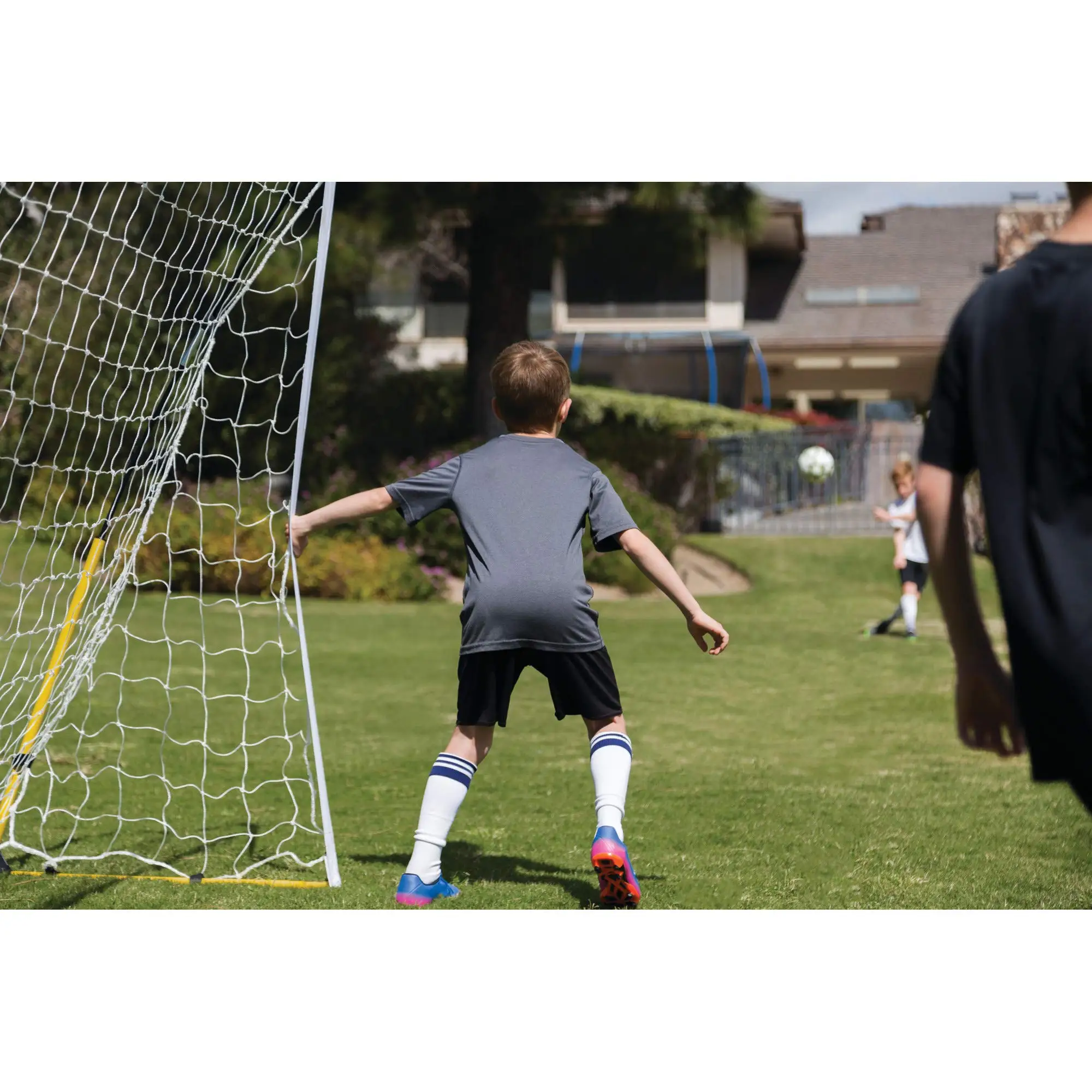 Rust resistant aluminum frame target soccer goal training for sale