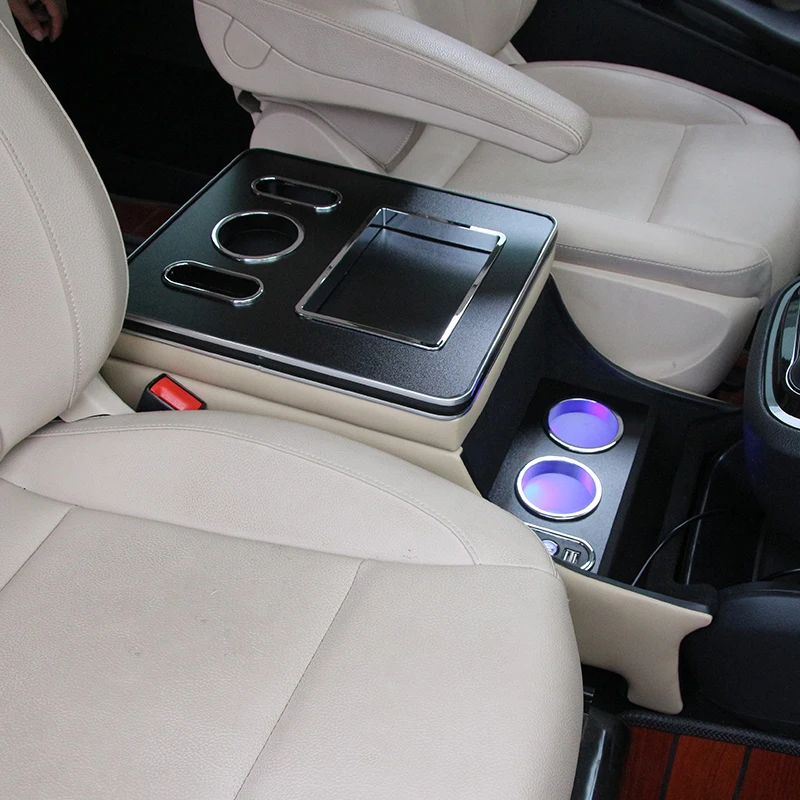 Install simple Can be wholesale and customized and quick car central console storage box armrest box water cup holder