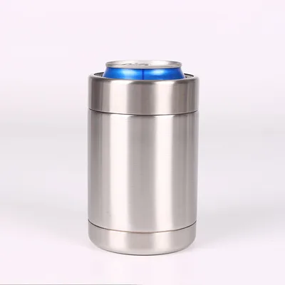 12 oz Wholesale Most Popular Product Slim Can Cooler Customize Stainless Steel Beer Can Cooler Sports Beer Cooler Holder