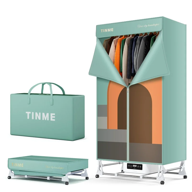 foldable Clothes Dryer for Home Large Capacity Air Dryer Semi-Automatic Sterilizing Machine Foldable Battery-Powered