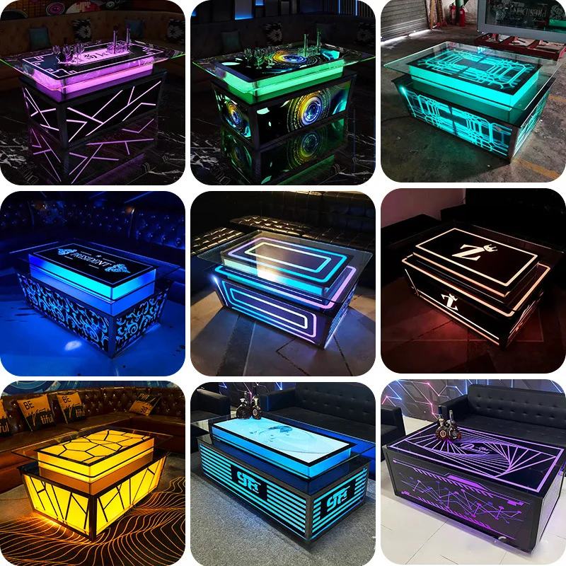 High-end KTV sofa light luxury card seat bar U shape coffee table home theater sofa club ktv sofa