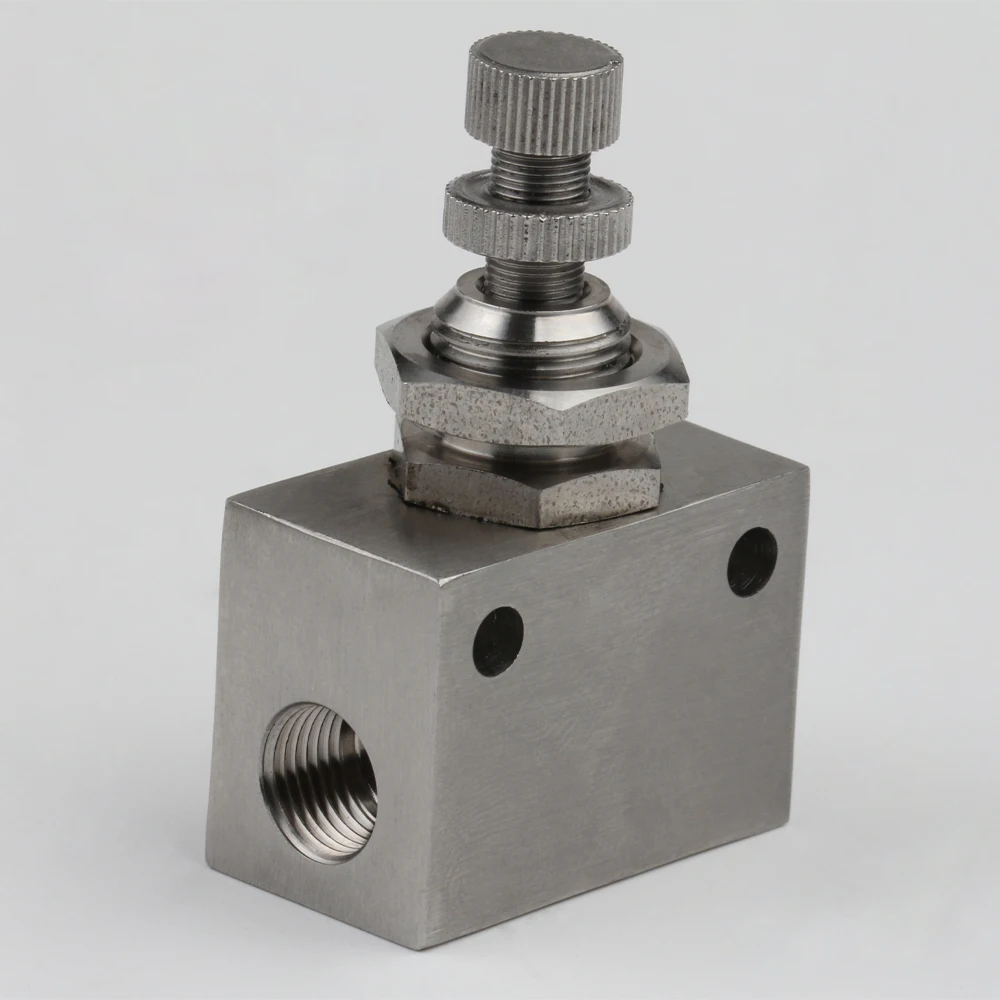 16 bar 1/4 stainless steel needle valve, bi-directional flow regulator