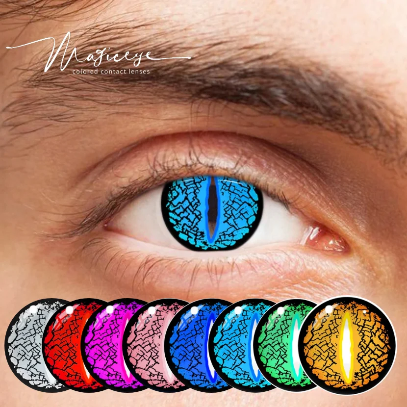Magiceye contact lens Magiceye Lizard Eye Cosplay lentes de contacto de colores colored contact lenses