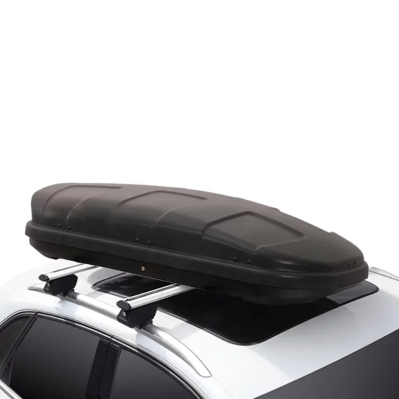 LLOYDBERG Heavy Duty Hard Shell Roof Top Mount Car Storage Travel Luggage Box Cargo Carrier with Security Keys