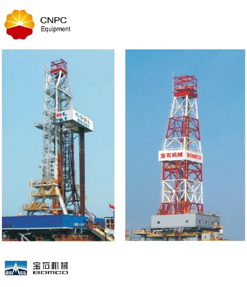 BOMCO, Offshore Drilling Derrick, Tower mast, Bottle neck, boot strap, API 7K, China, Petroleumrig
