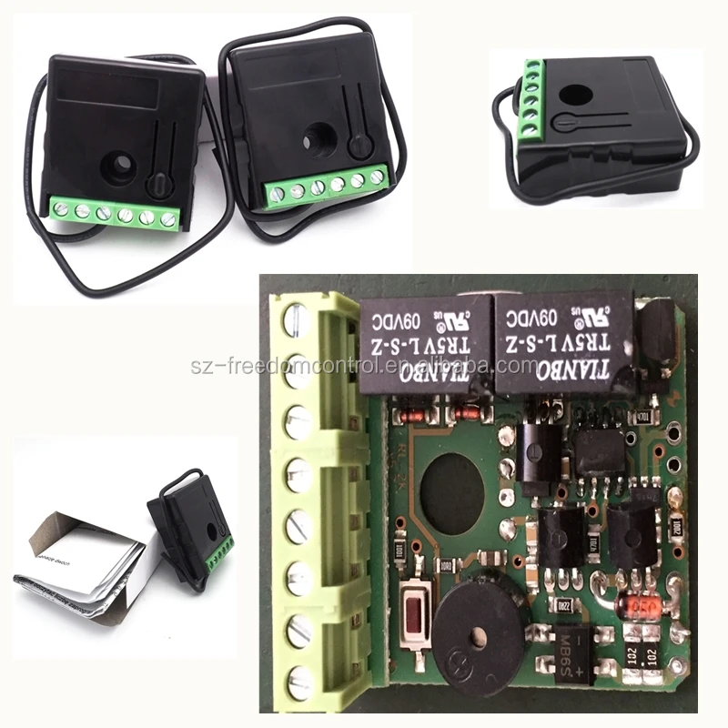 1 Channel Wireless Relay Switch Receiver Module 12V 10A Wireless Relay RF 433MHZ Remote Control Switch Transmitter