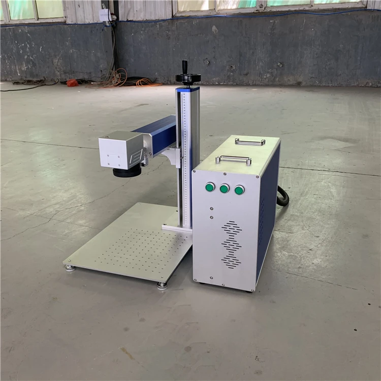 Split Desk Portable Fiber Laser Color Marking Machine For Stainless Steel