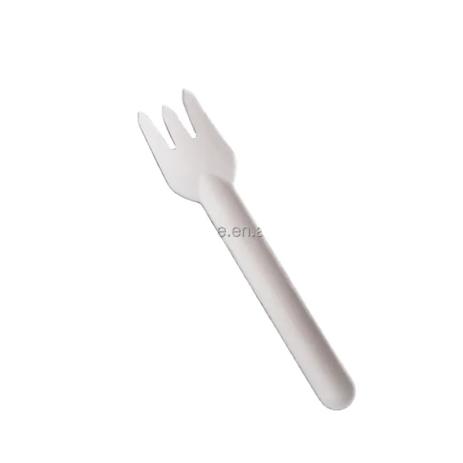 Biodegradable forks Disposable Sugarcane Bagasse pulp  Cutlery Set Bagasse Spoon/forks/knives