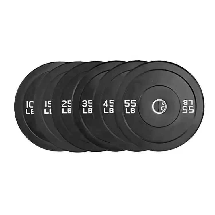 Wholesale Rubber Bumper Plates, Fractional Weight Plates, Change Plates Weight Plates with Steel Hub for Strength Training