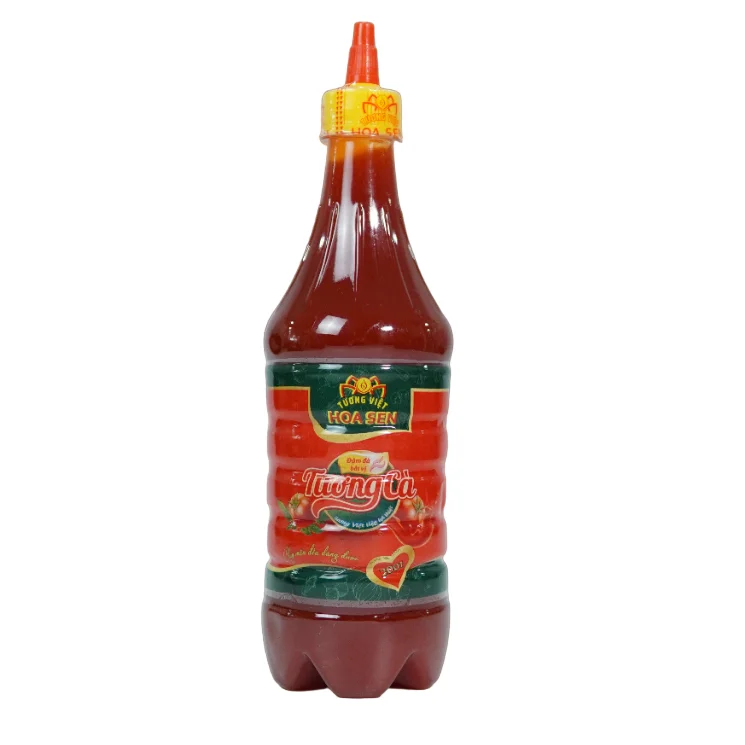 Tomato Sauce Jars OEM Sauce Wholesale Vietnam Customize Packing Tomato Sauce PET Bottle 700g Tuong Viet Hoa Sen