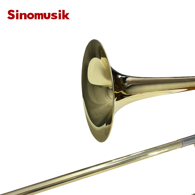 Sinomusik Professional Tenor Trombone Brass Instrument with Free Accessory