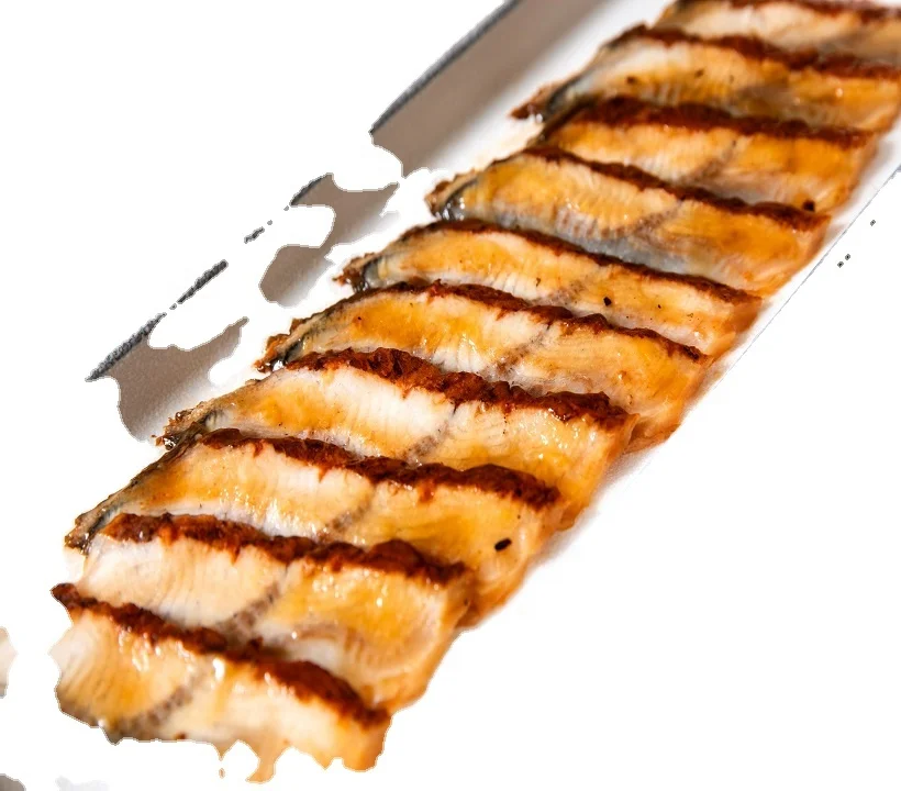 healthy food frozen roasted eel sushi slice unagi kabayaki slice for restaurants