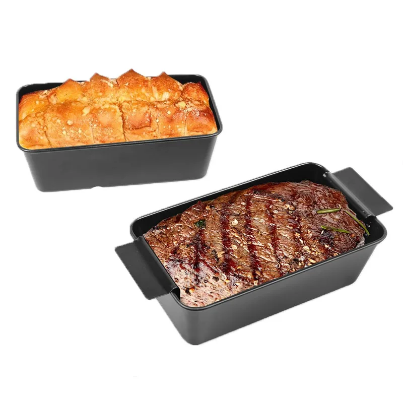 Bakeware Baking Bread Meatloaf Pan Insert Easy Removal Perforated Nonstick Meat Loaf Pan with Driain Tray