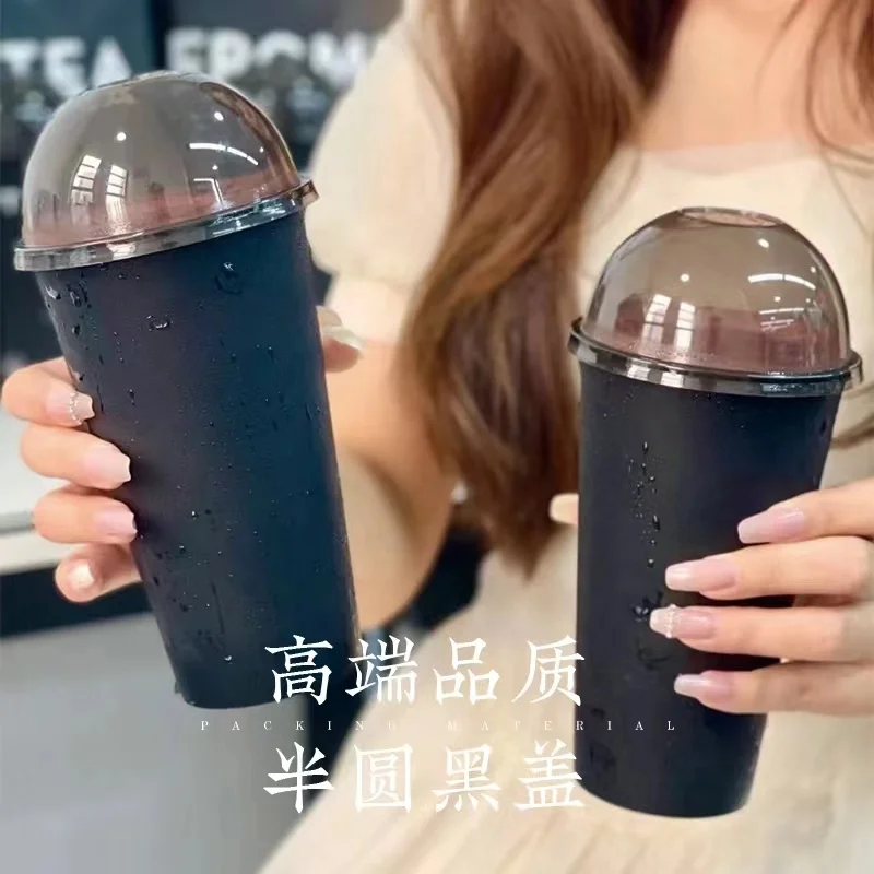 90mm Dome Lid  Injection Molded Switch Cover Disposable Lids Waterproof Food Grade PP Material for Paper Cups