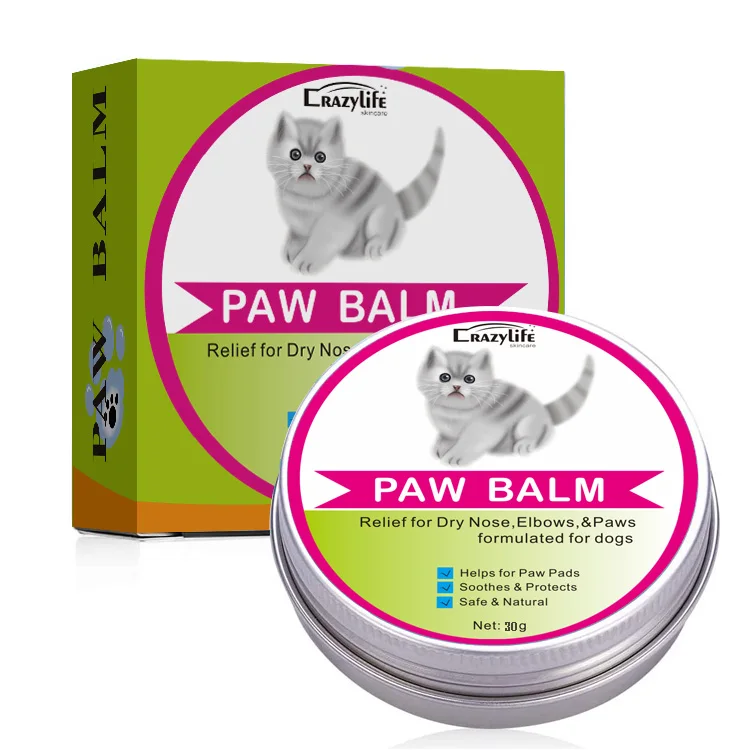 PET CARE Paw Balm For Dogs & Cats-Dog Paw Wax, Nose Cream and Dog Paw Balm. Protects, Soothes and Repairs Delicate Paws