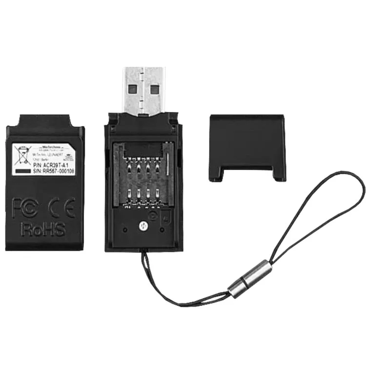 Portable Driver ACR39T-A1 USB 2.0 Tablet PC External Multi Sim Smart Card Reader