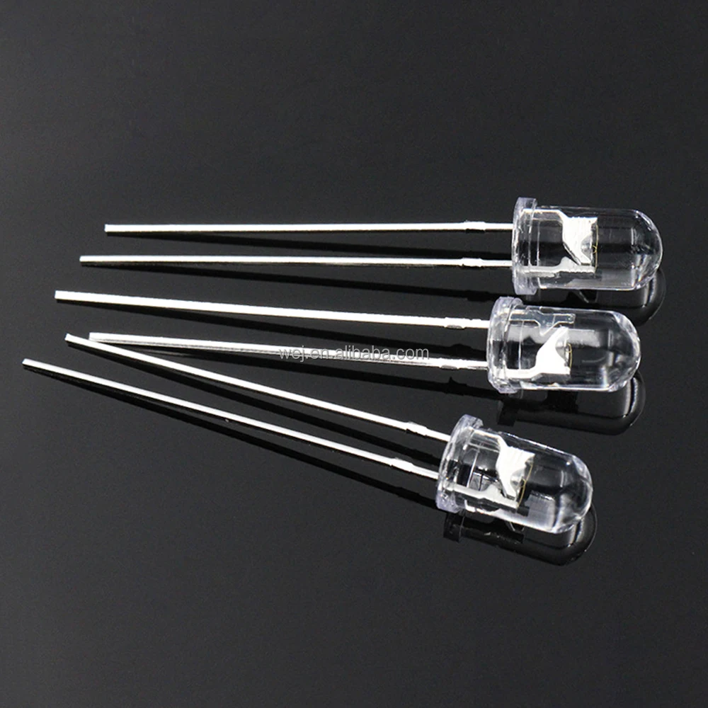 5mm ultra bright led diode round clear lens White Yellow Green Blue Red dip led ultra high brightness diode 5mm led