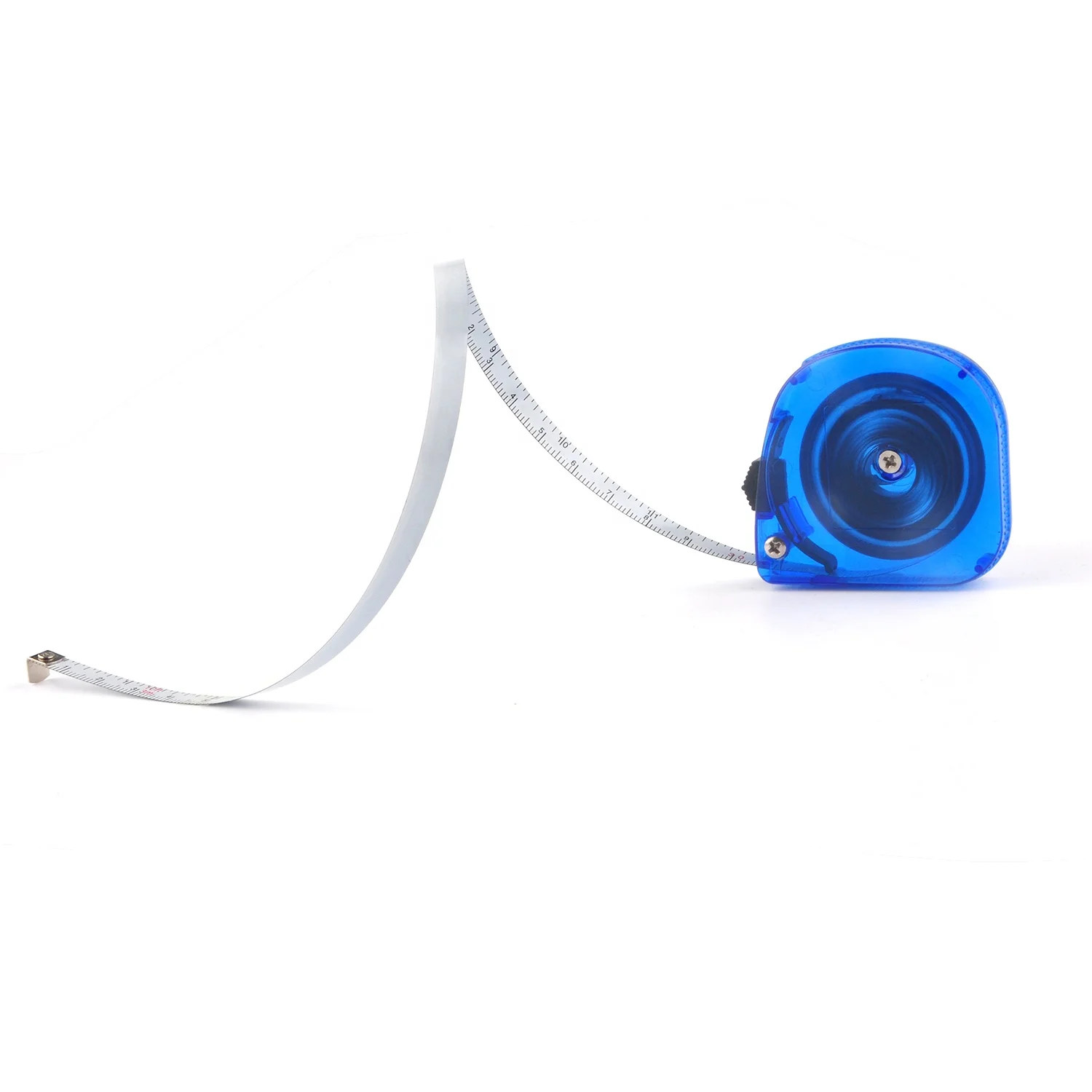 Wintape Cheap  10 Feet Mini Transparent Plastic Shell Steel Flexible Rule Retractable Dust Resistant Steel Tape Measuring