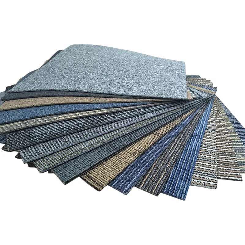 PP/Nylon Material Machine Tufted 50*50cm Carpet Tile for Commercial/Hotel/Home Decoration