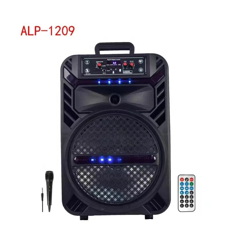 In Stock 12 Inch portable Speakers with Multifunction for Karaoke